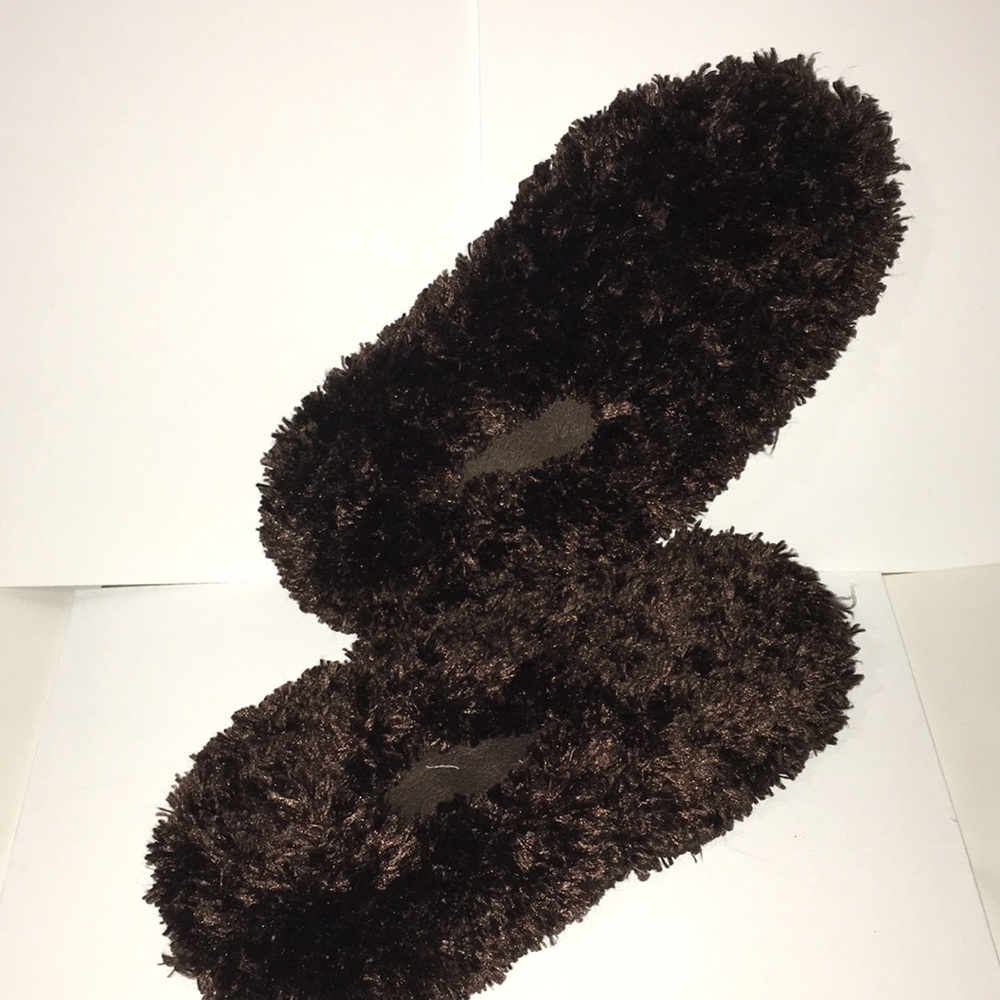 Brown Fuzzy House-shoes